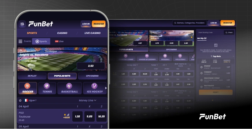 Funbet Casino App Screenshot